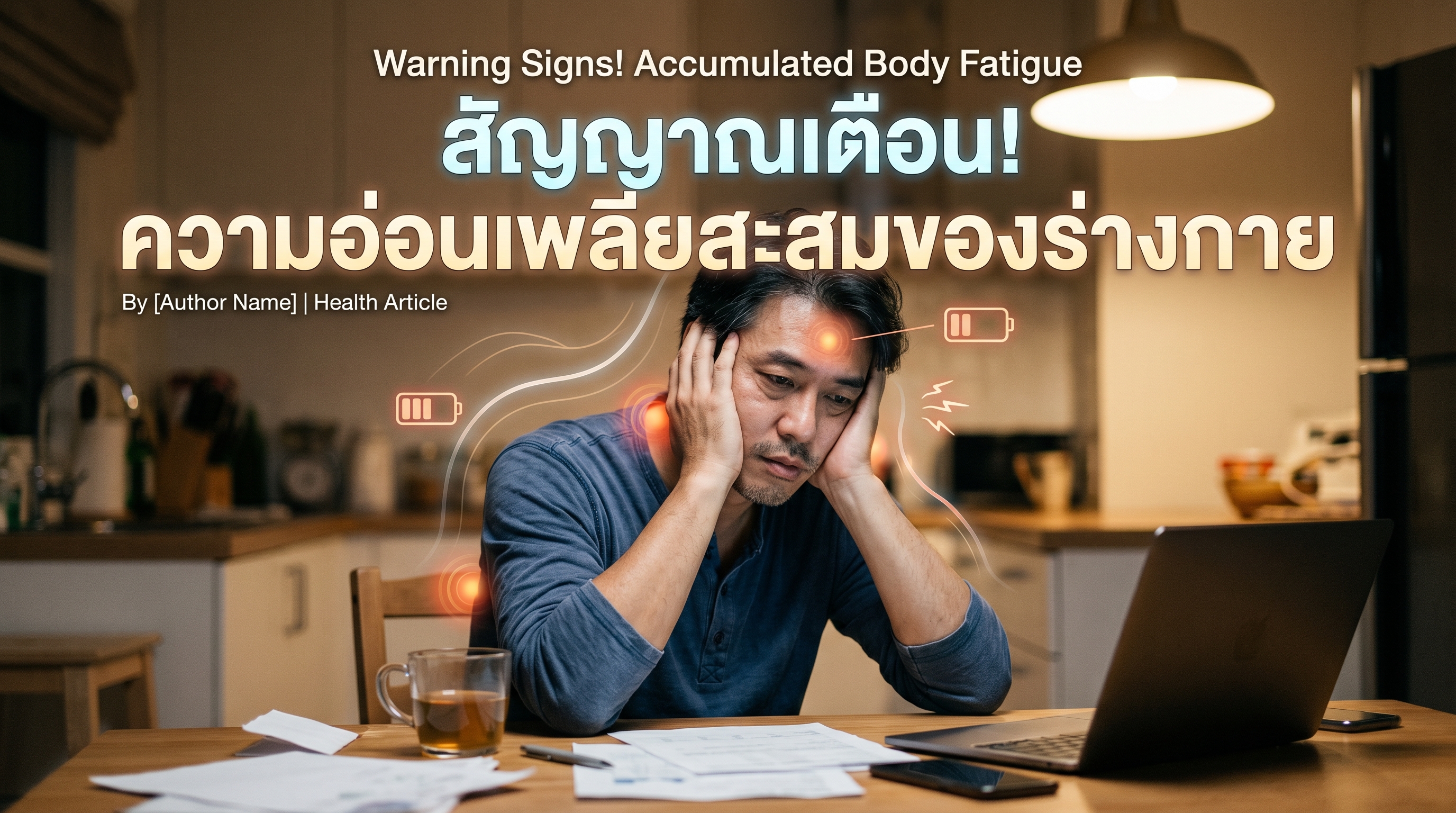 สัญญาณเตือนร่างกายอ่อนล้า